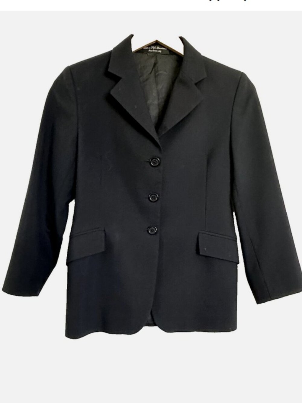 RJ CLASSICS 18R Youth Navy Blue Riding Jacket Show Coat Equestrian Girls